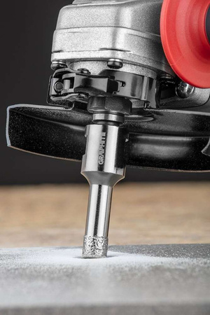 Otwornica diamentowa do kamienia, gresu, płytek, szkła, asfaltu, cegły i betonu 6 mm Graphite 55H300