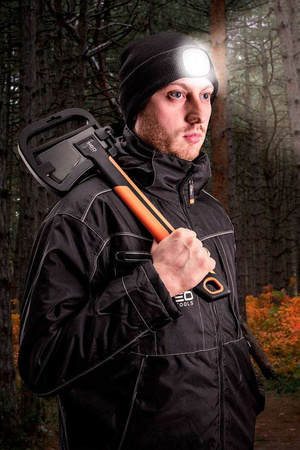 Czapka z latarką LED robocza USB Neo 81-621