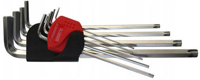 Klucze imbusowe dwustronne 1.5-10 TORX/HEX T10-T55 Forsage F-5093TXL
