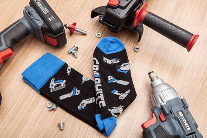 Skarpety męskie bawełniane kolorowe Graphite rozmiar 39-42