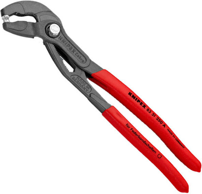 Szczypce do opasek zaciskowych z taśmy sprężynowej o długości 250 mm Knipex 85 51 250 A