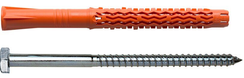 Kołek ramowy uniwersalny MQL-ST 10x240/170 mm ze śrubą sześciokątną Mungo opakowanie 25 sztuk