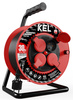 Przedłużacz elektryczny bębnowy warsztatowy o długości 30 m KEL PB-PRO/S/30M/3X1,5/H05RR-F