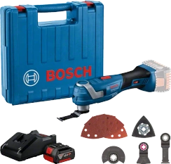 Narzędzie wielofunkcyjne GOP 185-LI Multitool 18 V + 4,0Ah + akcesoria Bosch