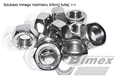 M5 NAKRĘTKA SZEŚCIOKĄTNA NIERDZEWNA A2 | OPAKOWANIE 25 SZTUK