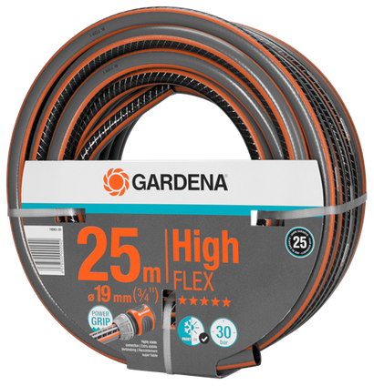 Wąż ogrodowy spiralny Gardena Comfort HighFlex o średnicy 19 mm 3/4' i długości 25 m 18083-20