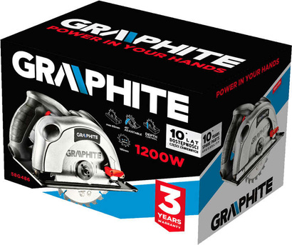 Pilarka tarczowa elektryczna 1200 W Graphite 58G486