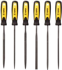 Zestaw pilników iglaków do metalu o długości 150 mm i średnicy 3 mm 6 sztuk Topex 06A010