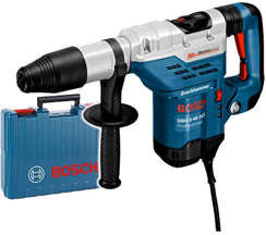 Młot udarowo-obrotowy sieciowy o mocy 1150W z energia udaru 8,8 J SDS-Max  Bosch Professional GBH 5-40 DCE + walizka