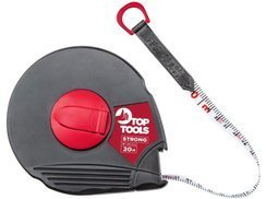 Taśma zwijana miernicza z włókna szklanego o długości 20 m Top Tools 27C512