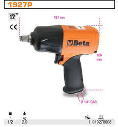 Klucz pneumatyczny udarowy 1/2" BETA 1927P 1750Nm