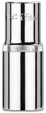 Nasadka dwunastokątna długa ze stali CrV o rozmiarze 1/2" 22 mm Neo 08-081
