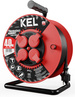 Przedłużacz elektryczny bębnowy warsztatowy o długości 40 m KEL PB-PRO/D/40M/3X2,5/H05RR-F
