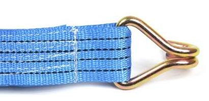 Pas transportowy ściągający z napinaczem o rozmiarze 8m / 50mm i wytrzymałości 4 ton Linotech