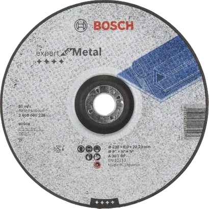 Tarcza tnąca do metalu EXPERT FOR METAL Bosch 230x22,23 mm A 30 T BF
