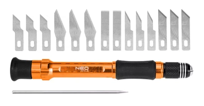 Komplet noży precyzyjnych 14 szt. 63-023 NEO TOOLS