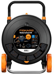 Bęben z wężem Comfort M Fiskars 1/2" i długości 20 m + akcesoria