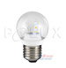 POLUX ŻARÓWKA KULA LED E27 3W CIEPŁA