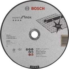 Tarcza tnąca do metalu, stali nierdzewnej EXPERT FOR INOX Bosch 230x22,23 mm AS 46 T INOX BF