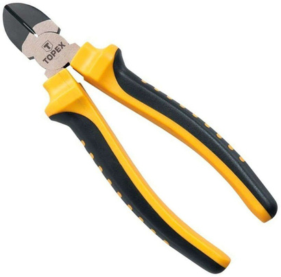 Szczypce boczne z hartowanej stali o długości 180 mm Topex 32D107