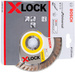 Tarcza diamentowa do betonu, cegły, klinkieru Bosch z systemem X-LOCK do szlifierek kątowych o średnicy 125 mm 2608615166