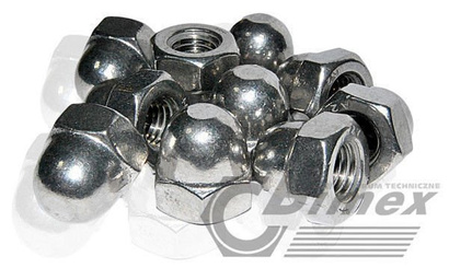 M6 NAKRĘTKA KOŁPAKOWA NIERDZEWNA A2 | OPAKOWANIE 5 SZTUK