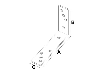 KĄTOWNIK BELKI KB3 180x120x40 x 4 mm