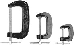 Ścisk modelarski typu G 3 sztuki Top Tools 12A375