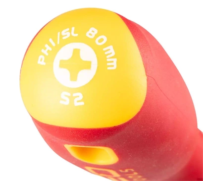 Wkrętak plus-minus 1000V, SL/PH1 x 80mm 04-218 NEO TOOLS