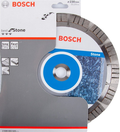 BOSCH TARCZA DIAMENTOWA 230MM BEST FOR STONE DO CIĘCIA KAMIENIA
