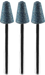 Kamienie szlifierskie stożek do metalu 8 x 12 mm Graphite 3 sztuki 55H055