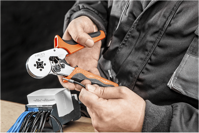 Zaciskarka końcówek tulejkowych o średnicy 2 - 3.2 mm i długości 170 mm Neo 01-507