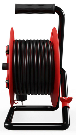 Przedłużacz elektryczny bębnowy warsztatowy o długości 20 m KEL PB-PRO/S/20M/3X2,5/H05RR-F