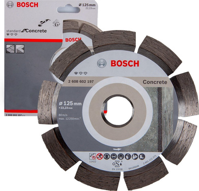 BOSCH TARCZA DIAMENTOWA 125 PROFESSIONAL FOR CONCRETE DO CIĘCIA BETONU, CEGŁY