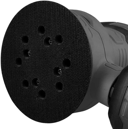 Szlifierka mimośrodowa sieciowa 450 W Graphite 125/150 mm + wymienna stopa + walizka