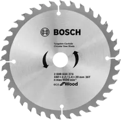 Tarcza pilarska do drewna ECO FOR WOOD Bosch 160x20 mm 36 zębów