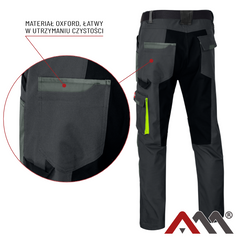 Spodnie do pasa CLASSIC STRETCH SLIM rozmiar 52 Art-Mas