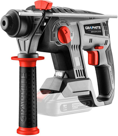 Młotowiertarka akumulatorowa z uchwytem SDS+ Energy+ 18V z silnikiem bezszczotkowym Graphite 58G027 body