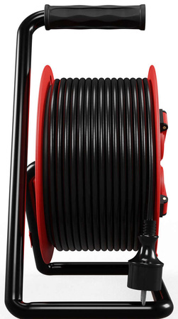 Przedłużacz elektryczny bębnowy warsztatowy o długości 25 m KEL PB-PRO/S/25M/3X1/H05RR-F