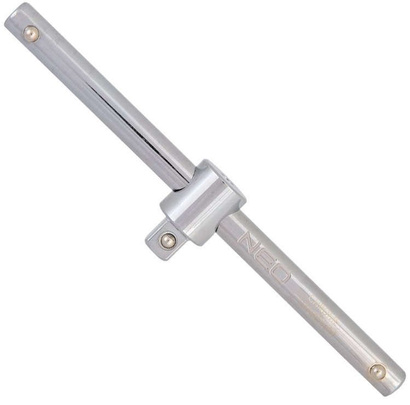 Pokrętło z kwadratem zabierającym 1/4" ze stali CrV o długości 110 mm Neo 08-256