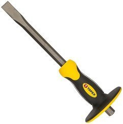 Przecinak z ochraniaczem płaski ze stali CrV o rozmiarze 300 x 25 x 19 mm Topex 03A171