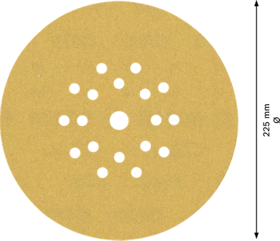 Bosch krążek ścierny EXPERT C470 z 19 otworami do szlifierek do płyt gipsowo-kartonowych średnica 225 mm, gradacja 180