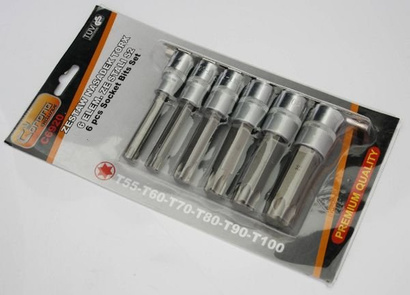 KOMPLET NASADKA NASADKI TORX 1/2 CORONA 6elem 6920