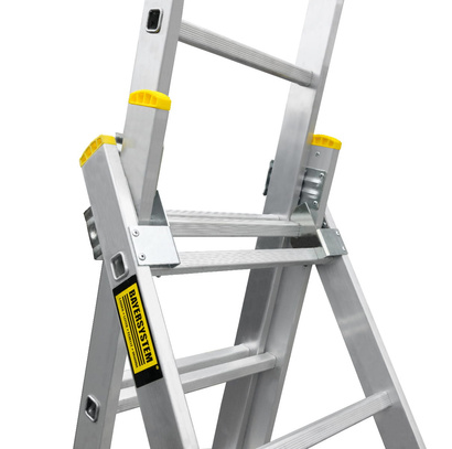 Drabina aluminiowa trzyelementowa 3x7 150kg Metalkas BS-DW