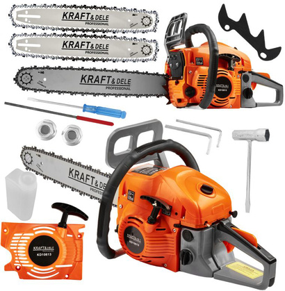 Pilarka łańcuchowa spalinowa 58 cm3 Kraft&Dele 40/45 cm KD10613