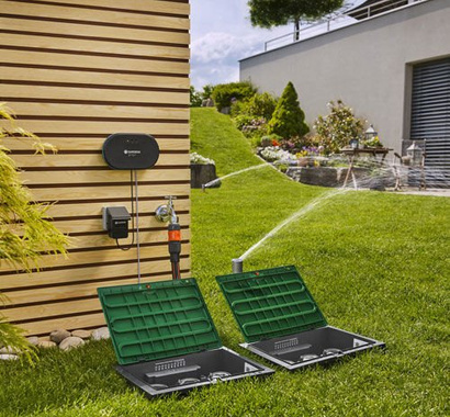 Komplet przyłączeniowy do kranu Gardena Sprinklersystem Profi-System 3/4" i 1" 1505-23