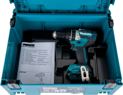 Wiertarko-wkrętarka akumulatorowa dwubiegowa udarowa 54 Nm 18 V Makita DHP484Z body