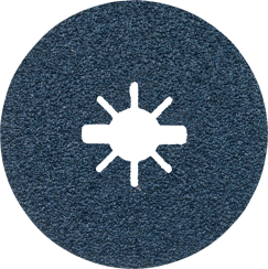 Tarcza krążek fibrowy szlifierski do metalu Bosch z systemem X-LOCK o średnicy 125 x 22,22 i ziarnistości G80 R574