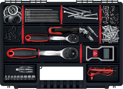 Skrzynka organizer narzędziowy do warsztatu NORS Kistenberg KNO 35255S