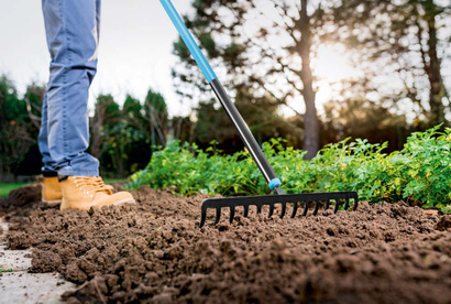 Grabie do trawy uniwersalne metalowe 37 cm IDEAL PRO Cellfast 40-208